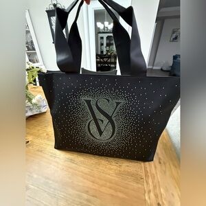 Victoria’s Secret Sparkle Shine Nylon Large Tote  Bag